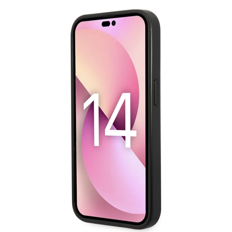 Karl Lagerfeld PU Saffiano Karl Head zadní kryt pro iPhone 14 Pro Max černý