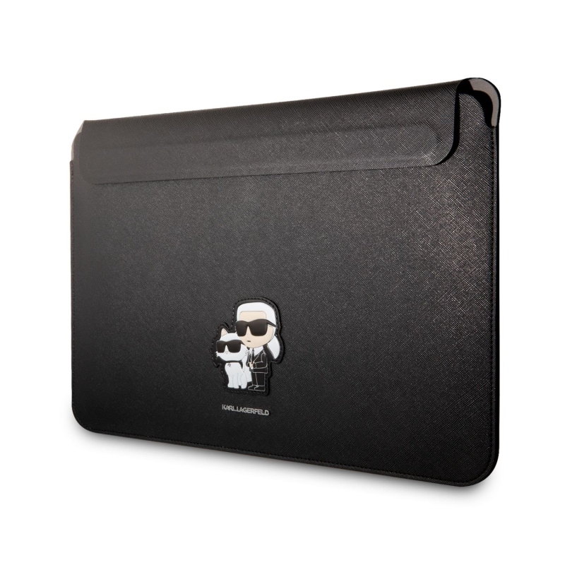 Karl Lagerfeld Saffiano Karl and Choupette NFT Computer Sleeve 13/14