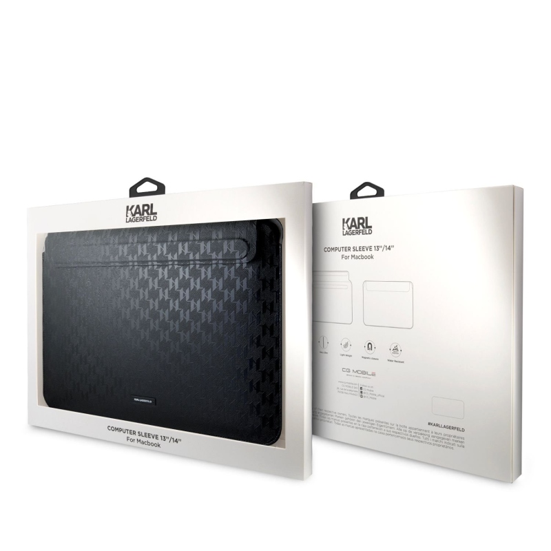 Karl Lagerfeld Saffiano Monogram Computer Sleeve 13/14