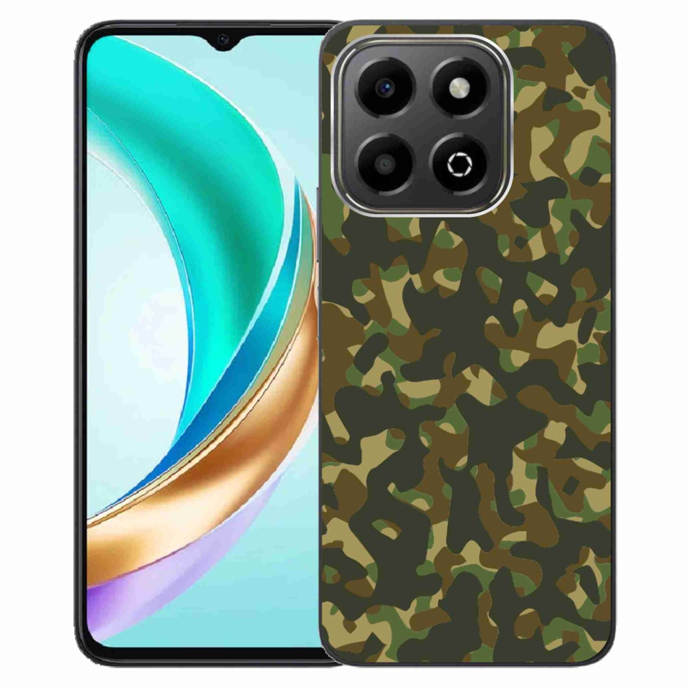 Gelový kryt mmCase na Honor X6b - maskáčový vzor 1