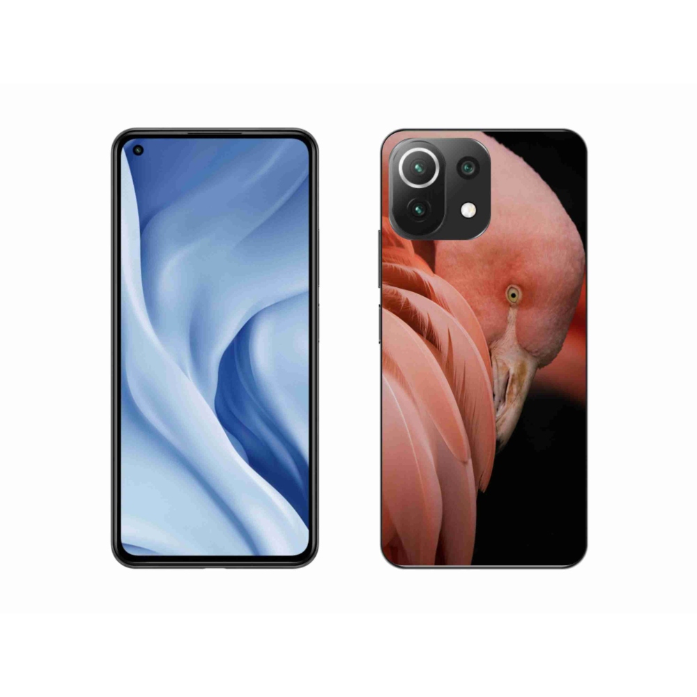 Gelový kryt mmCase na Xiaomi 11 Lite 5G NE - plameňák 3
