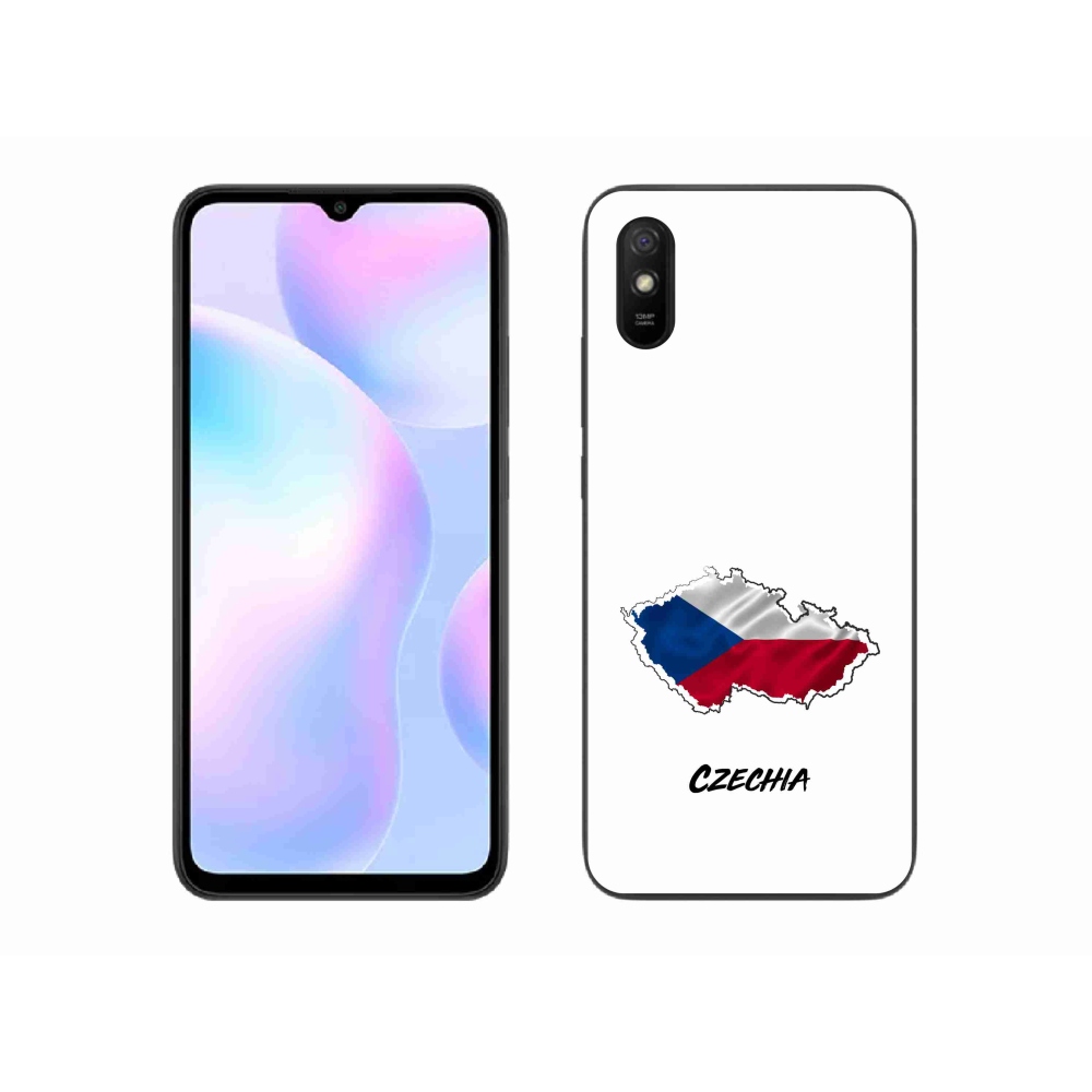 Gelový kryt mmCase na Xiaomi Redmi 9A - Czechia bílé pozadí