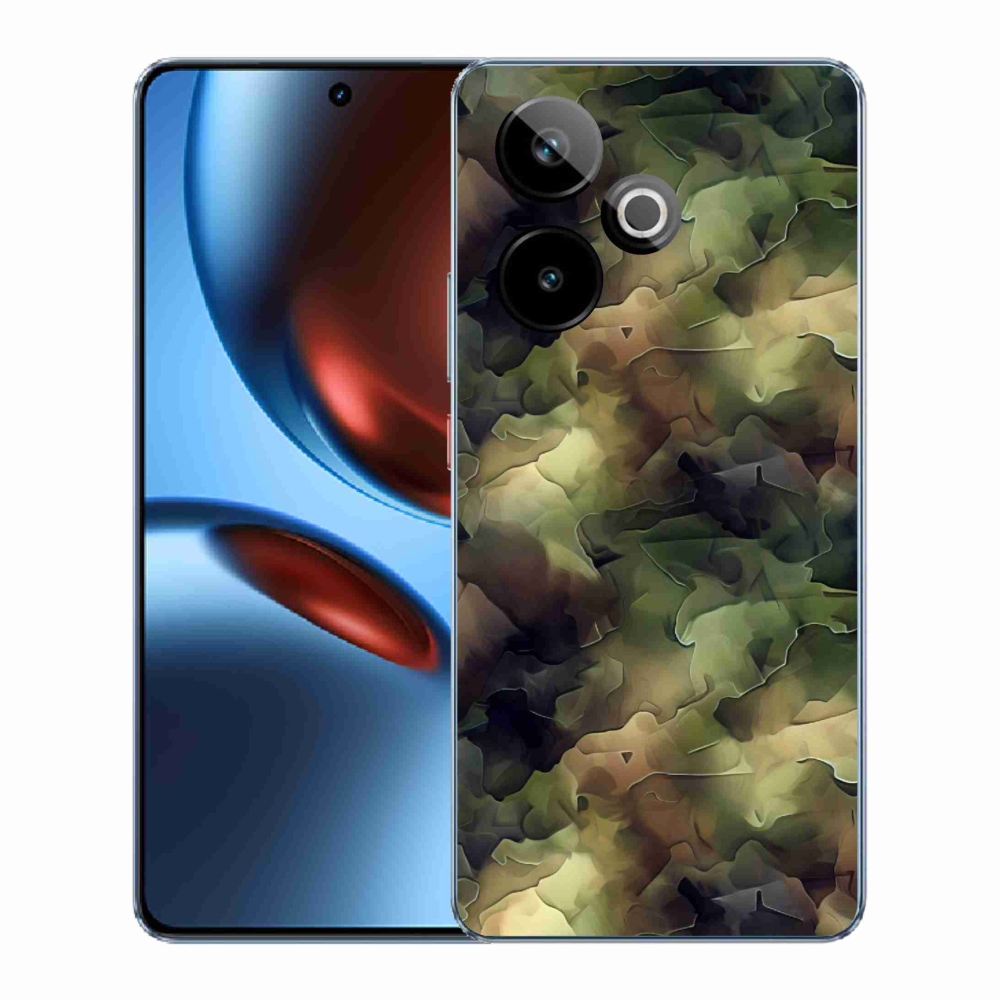 Gelový kryt mmCase na Realme GT 7 5G/GT 7T 5G - maskáčový vzor 10