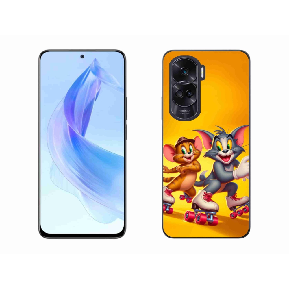 Gelový kryt mmCase na Honor 90 Lite - tom a jerry