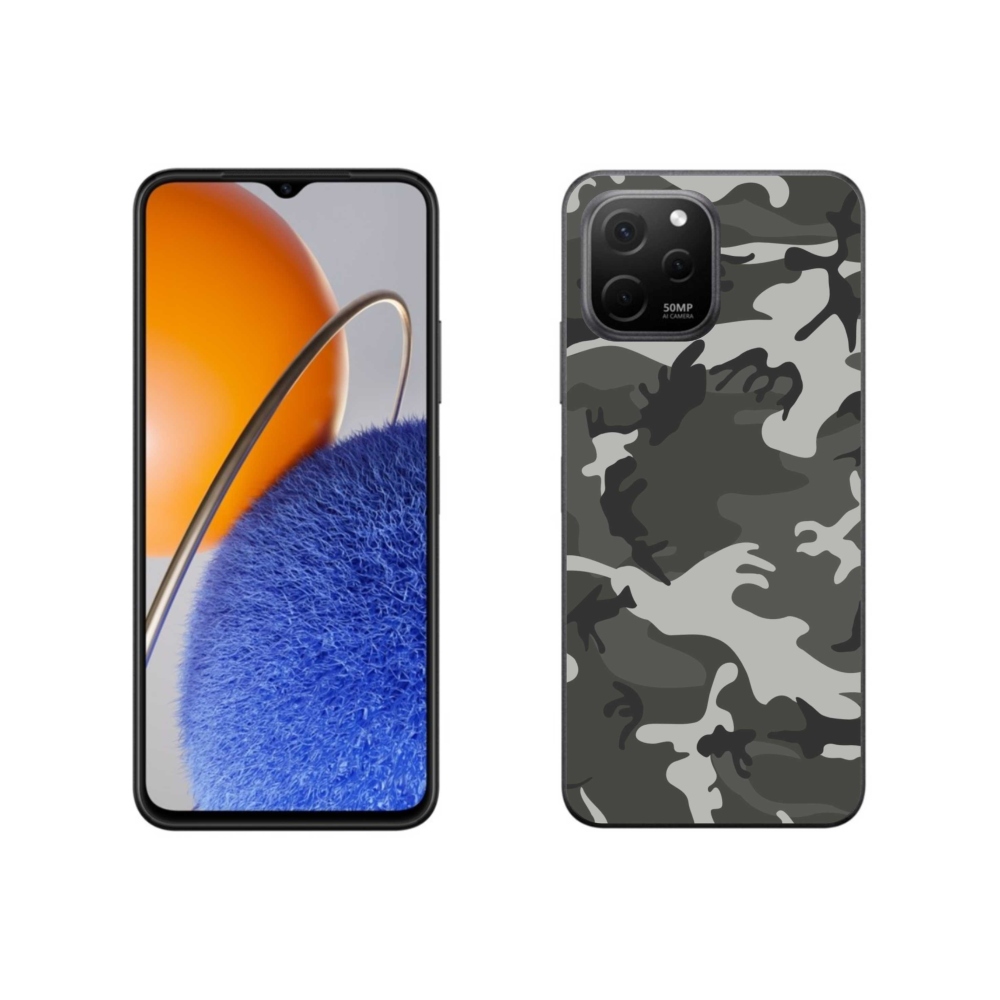 Gelový kryt mmCase na Huawei Nova Y61 - maskáčový vzor