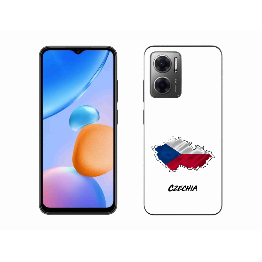 Gelový kryt mmCase na Xiaomi Redmi 10 5G - Czechia bílé pozadí