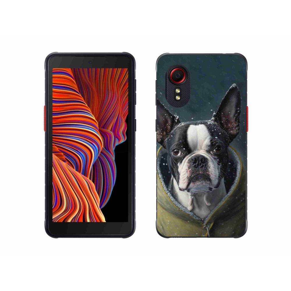 Gelový kryt mmCase na Samsung Galaxy Xcover 5 - buldoček