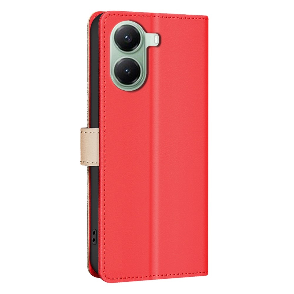BNF DUO knížkové pouzdro na Xiaomi Poco X7 Pro 5G - červené