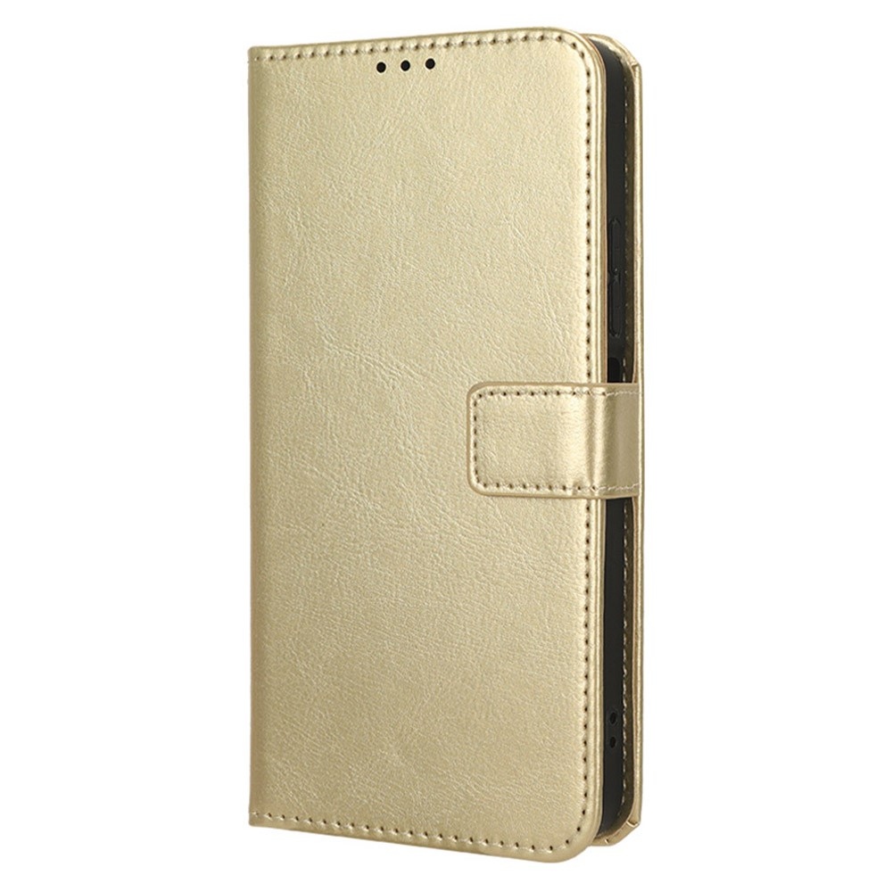 Horse knížkové pouzdro na Xiaomi Redmi 12 4G/5G - zlaté