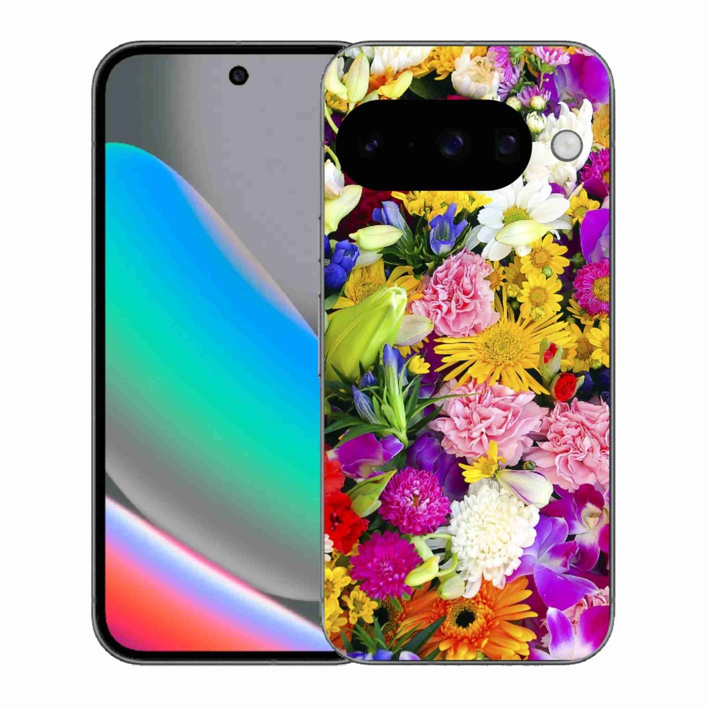 Gelový kryt mmCase na Google Pixel 10 - květiny 12