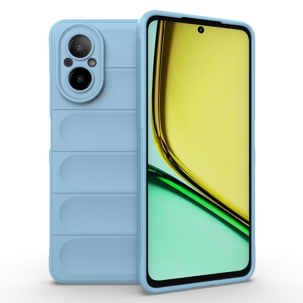Rugg odolný gelový kryt na mobil Realme C67 - světlemodrý
