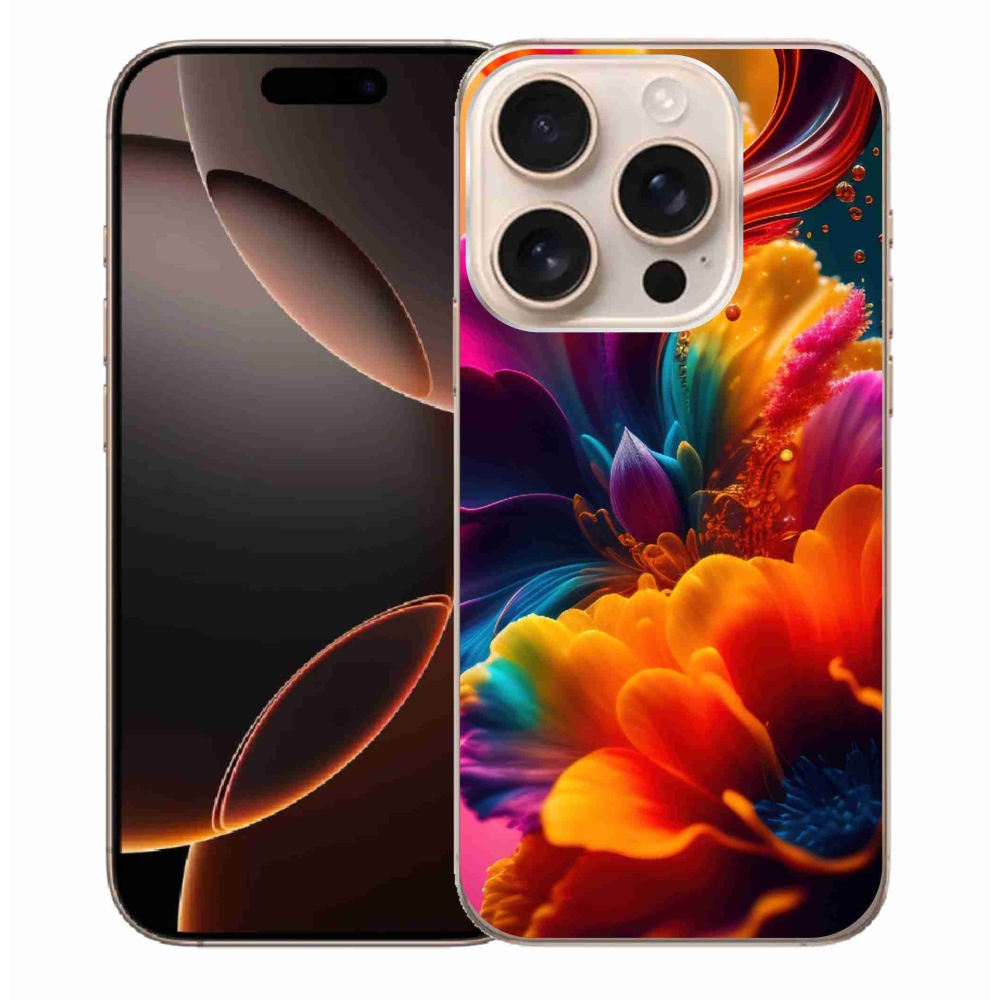 Gelový kryt mmCase na iPhone 16 Pro Max - abstraktní motiv 2