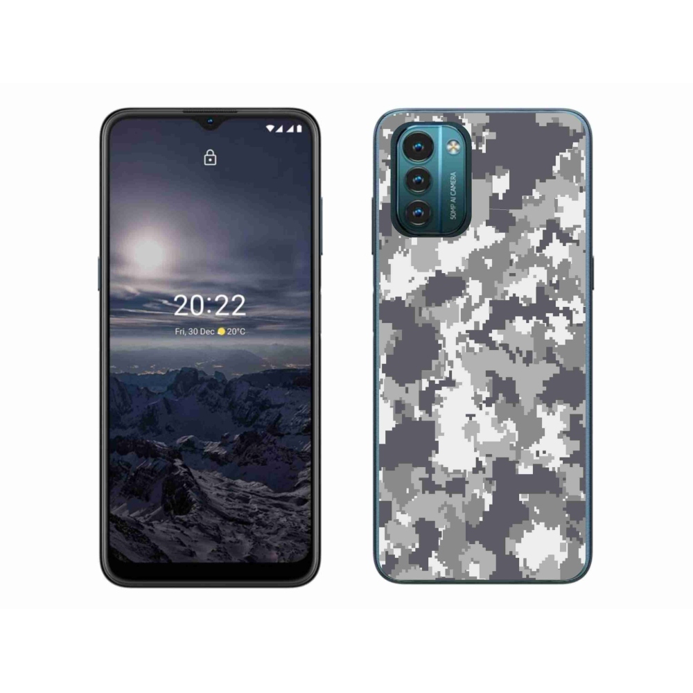 Gelový kryt mmCase na Nokia G11/G21 - maskáčový vzor 2