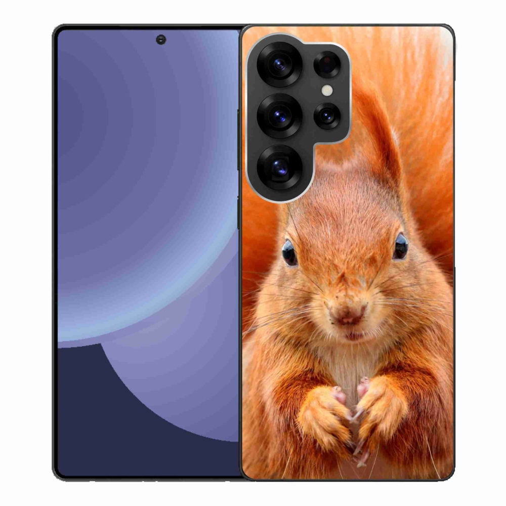 Gelový kryt mmCase na Samsung Galaxy S25 Ultra - veverka