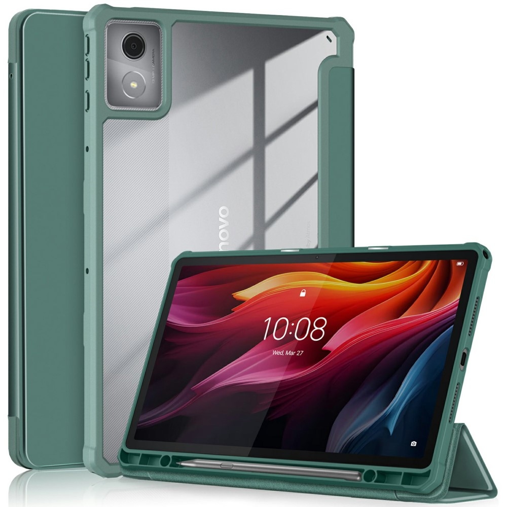 Case chytré zavírací pouzdro na tablet Lenovo Tab K11 Plus - zelené
