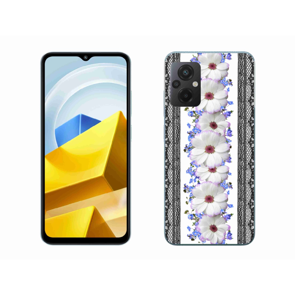 Gelový kryt mmCase na Xiaomi Poco M5 4G - květiny 8