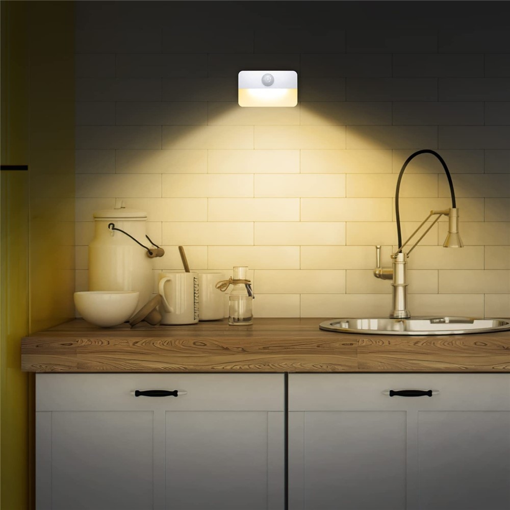 Bateriové LED světlo s pohybovým čidlem do interiéru – teplé bílé