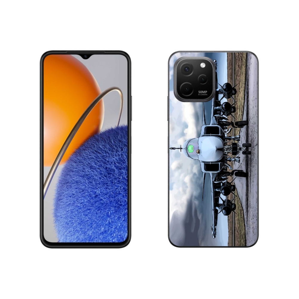 Gelový kryt mmCase na Huawei Nova Y61 - vojenské letadlo