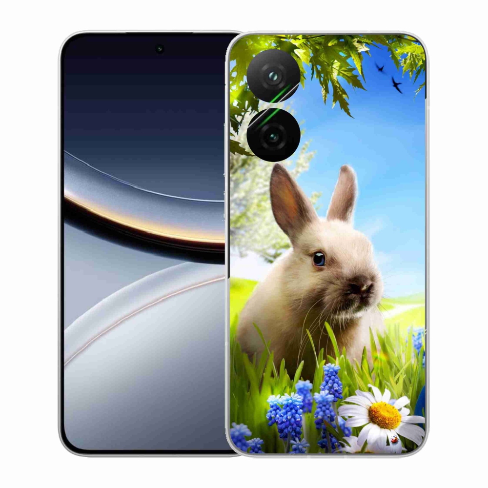 Gelový kryt mmCase na Xiaomi Poco F7 5G - zajíček