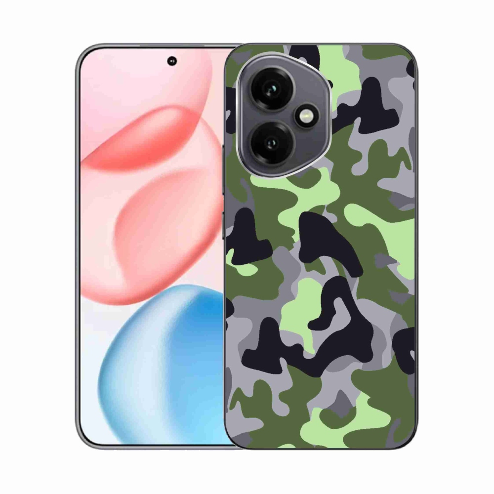 Gelový kryt mmCase na Honor 400 - maskáčový vzor 7