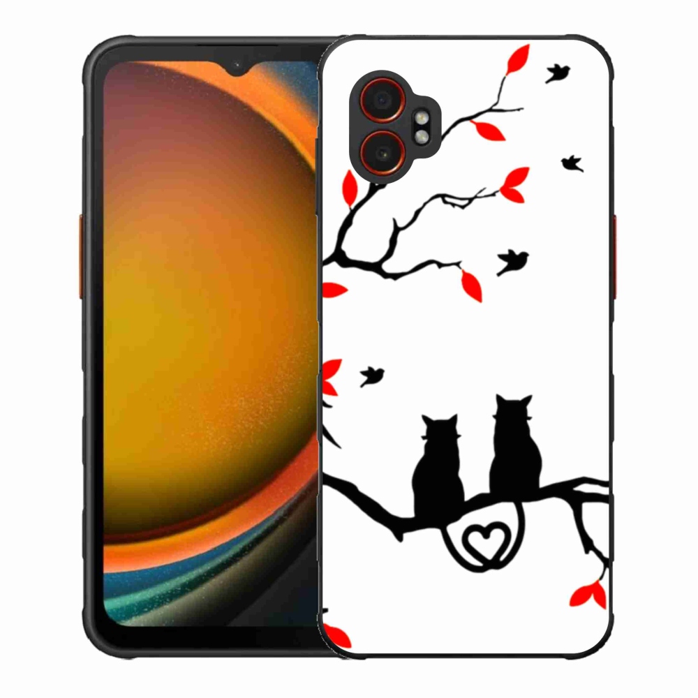 Gelový kryt mmCase na Samsung Galaxy Xcover 7 Pro - kočičí láska