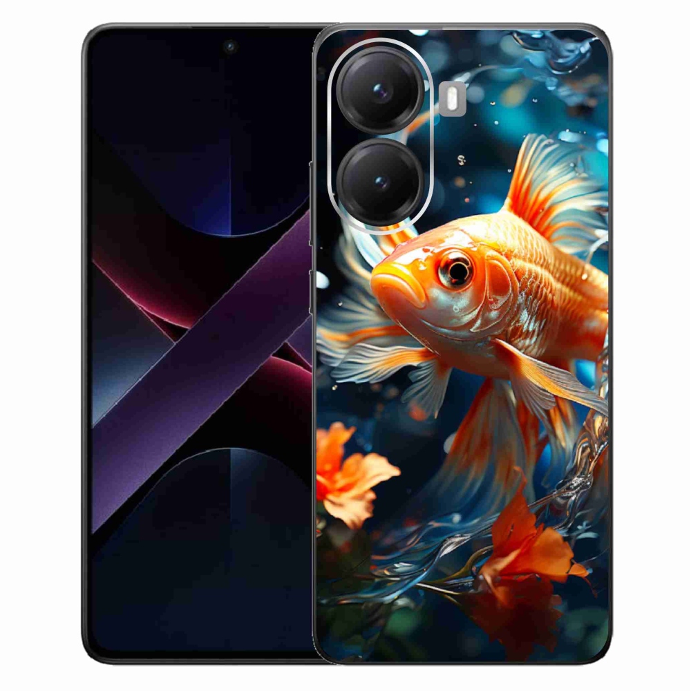 Gelový kryt mmCase na Xiaomi Poco X7 Pro 5G - rybka