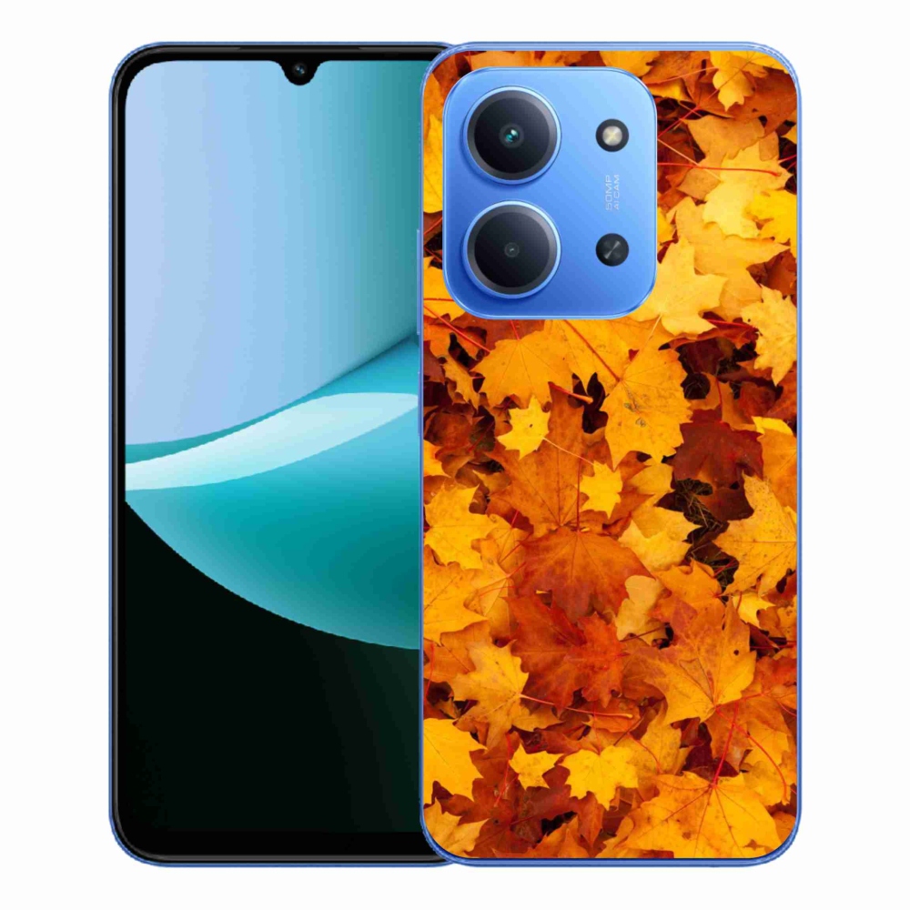 Gelový kryt mmCase na Xiaomi Redmi 15C 4G/5G (173mm) - javorové listy
