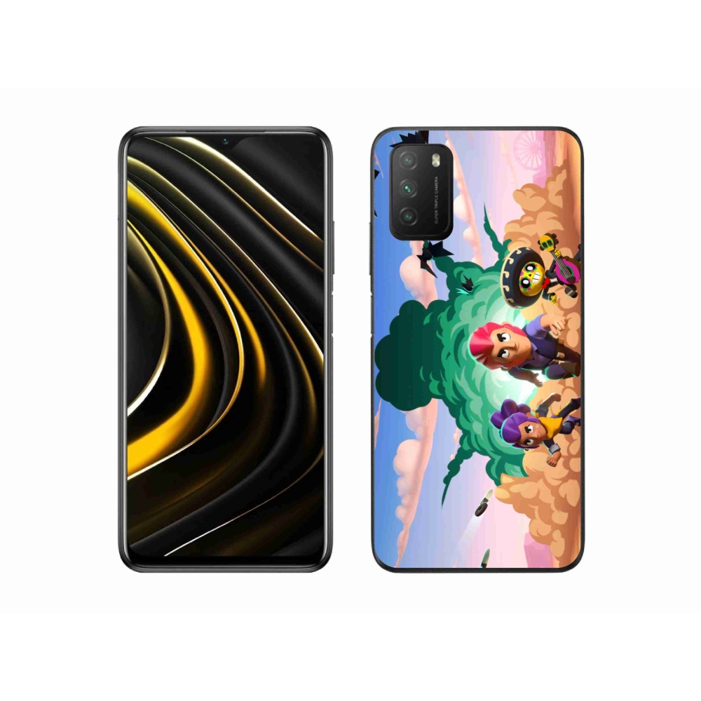 Gelový kryt mmCase na Xiaomi Poco M3 - brawl stars