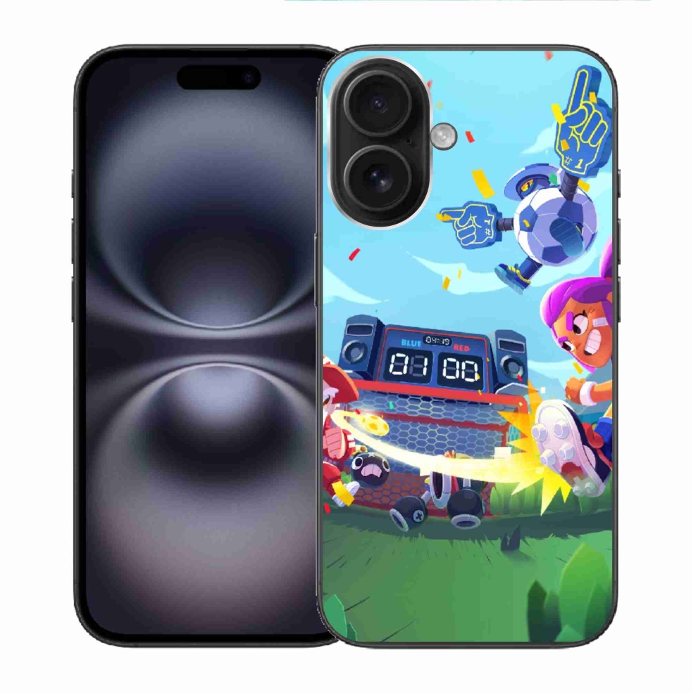 Gelový kryt mmCase na iPhone 16 - brawl stars 1