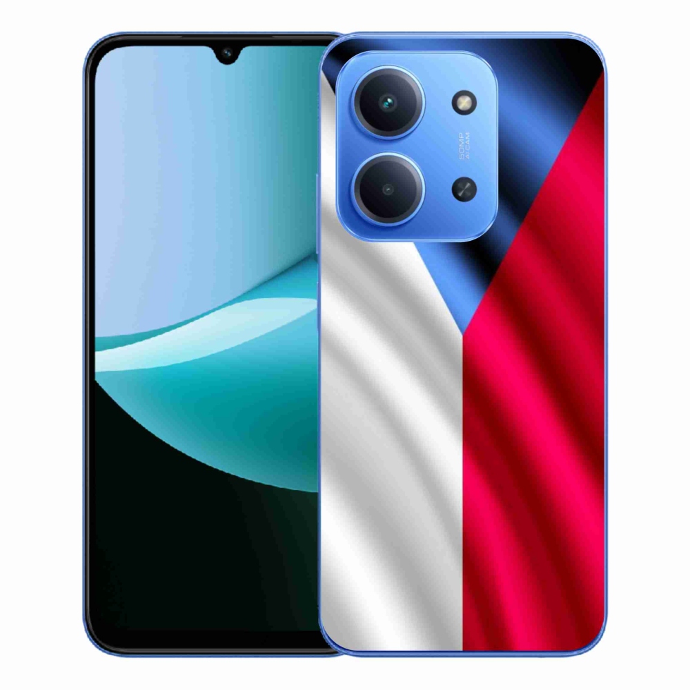 Gelový kryt mmCase na Xiaomi Redmi 15C 4G/5G (173mm) - česká vlajka
