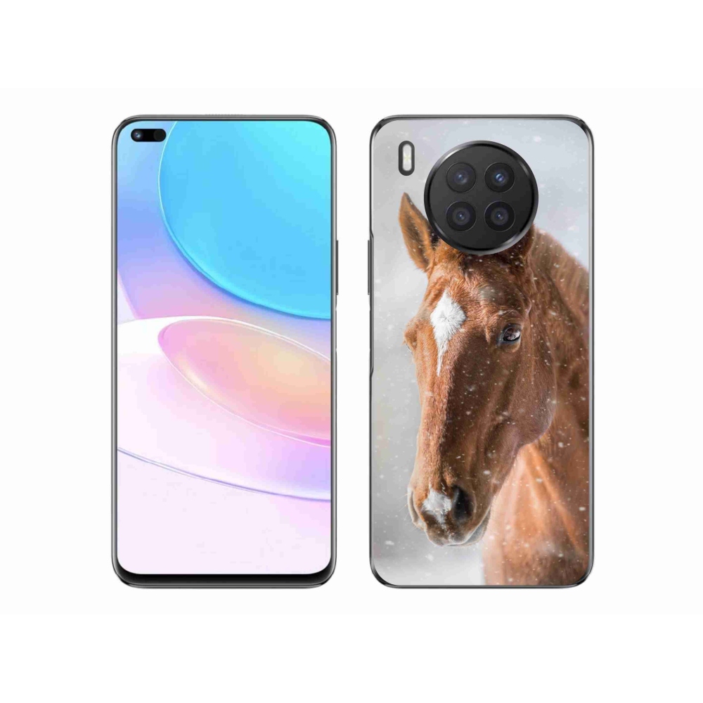Gelový kryt mmCase na Honor 50 Lite - hnědý kůň 2
