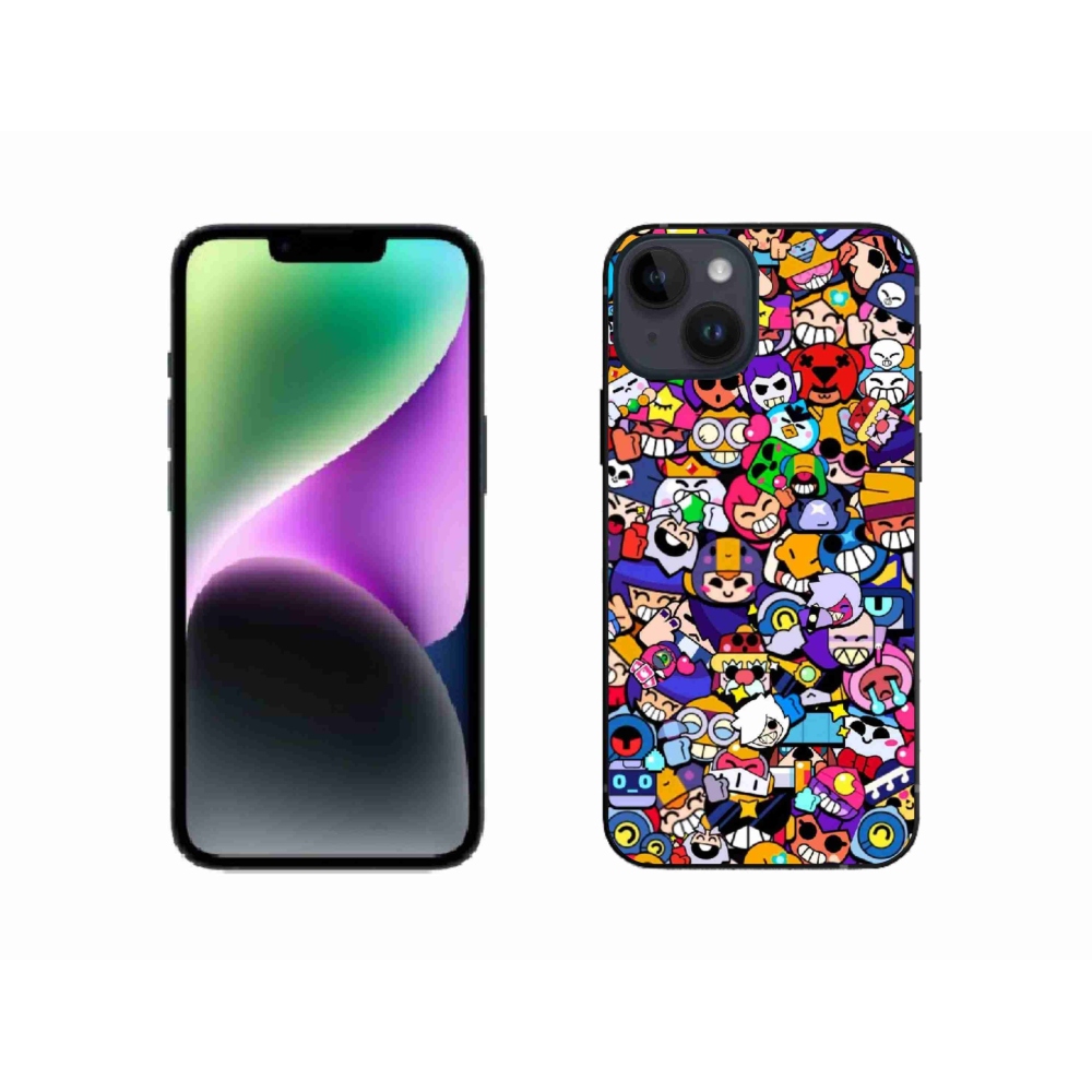 Gelový kryt mmCase na iPhone 14 - brawl stars 2