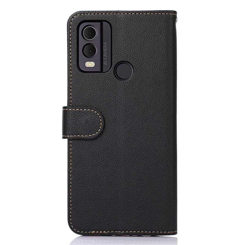 KHAZ knížkové pouzdro na Nokia C22 - černé