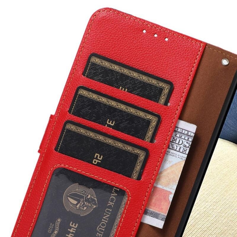 KHAZ knížkové pouzdro na Nokia C22 - červené