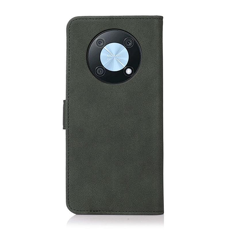 KHAZ PU kožené peněženkové pouzdro na mobil Huawei Nova Y90 - zelené