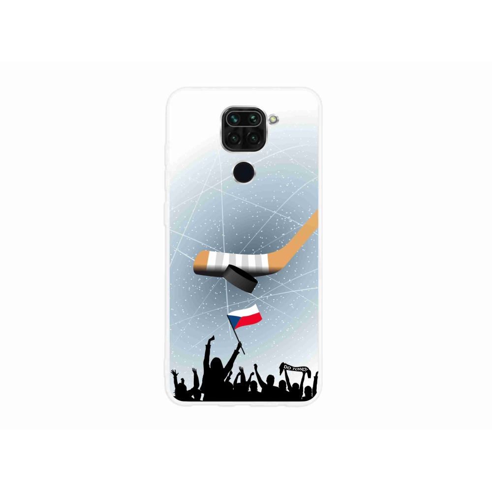 Gelový kryt mmCase na Xiaomi Redmi Note 9 - fanoušci hokeje