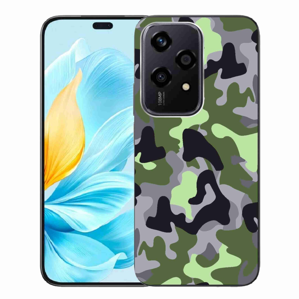Gelový kryt mmCase na Honor 200 Lite 5G - maskáčový vzor 7