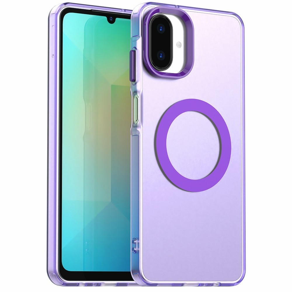 Candy gelový obal MagSafe pro Samsung Galaxy A07 4G - fialový