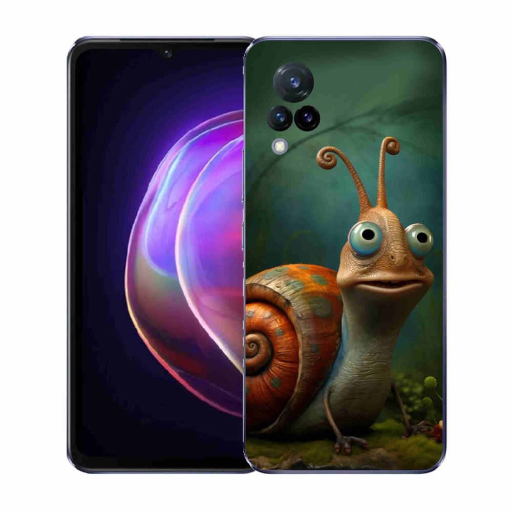 Gelový kryt mmCase na Vivo V21 4G/5G - šnek