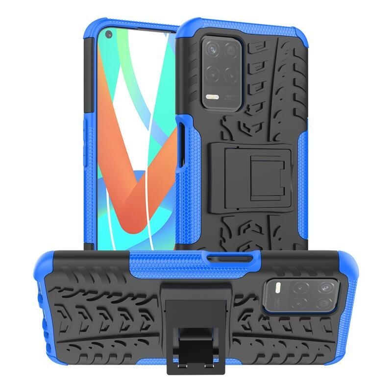 Kick odolný hybridní kryt na mobil Realme 8 5G - modrý