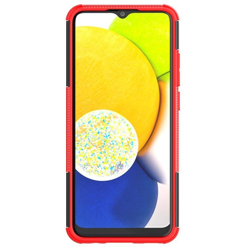 Kick odolný hybridní kryt na mobil Samsung Galaxy A03 - červený