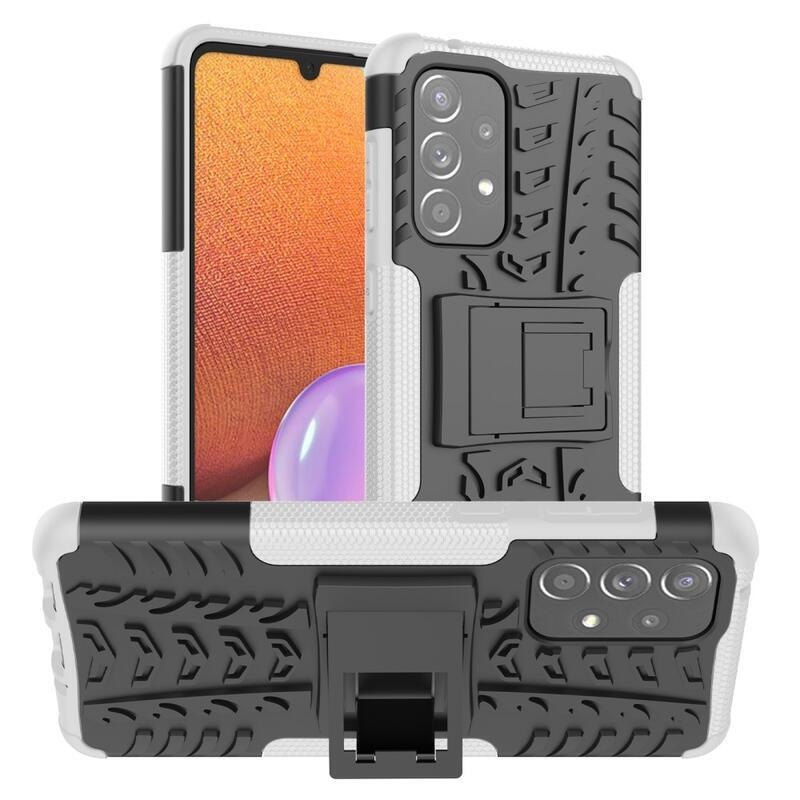 Kick odolný hybridní kryt na mobil Samsung Galaxy A33 5G - bílý