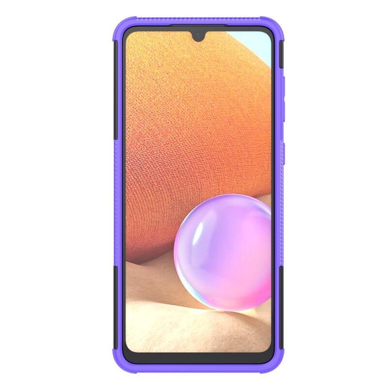 Kick odolný hybridní kryt na mobil Samsung Galaxy A33 5G - fialový