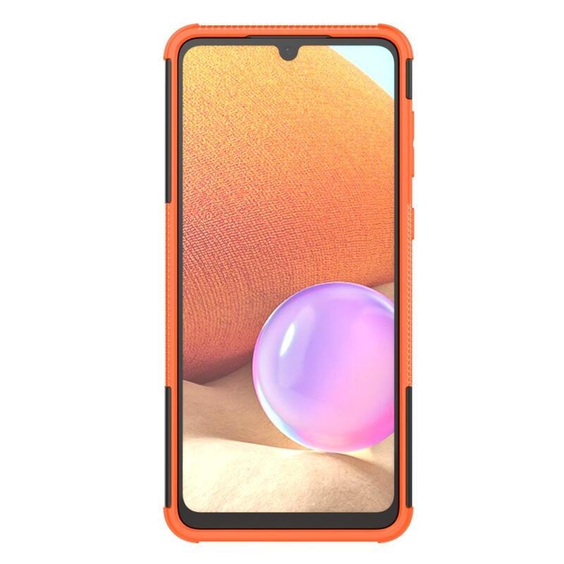 Kick odolný hybridní kryt na mobil Samsung Galaxy A33 5G - oranžový