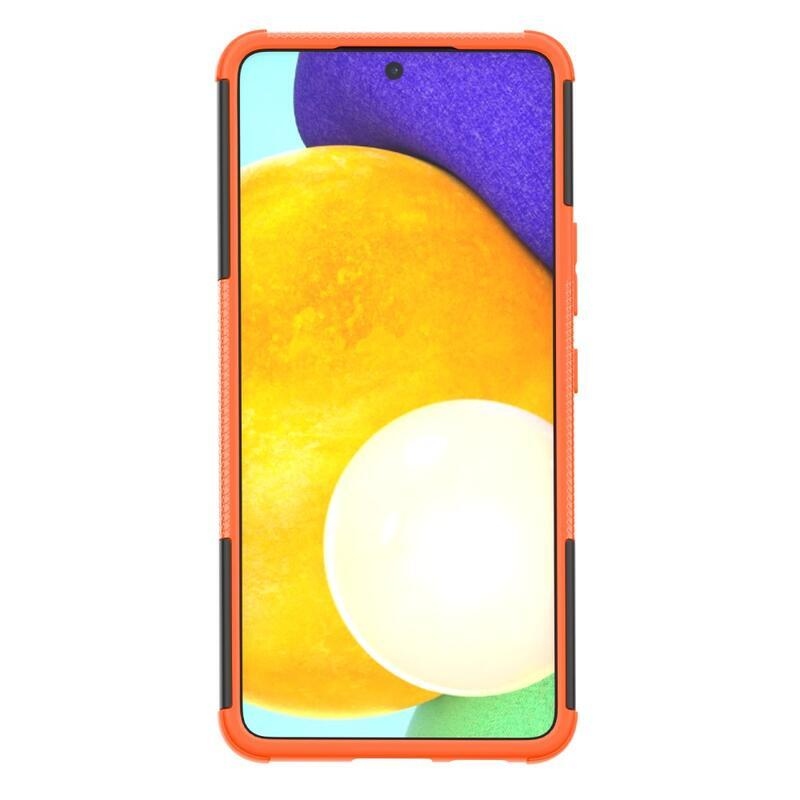 Kick odolný hybridní kryt na mobil Samsung Galaxy A53 5G - oranžový