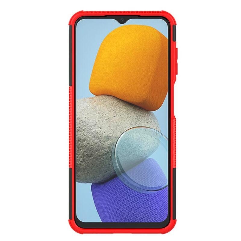 Kick odolný hybridní kryt na mobil Samsung Galaxy M23 5G - červený