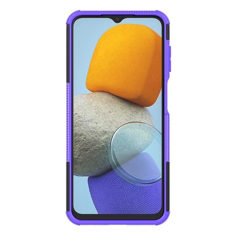 Kick odolný hybridní kryt na mobil Samsung Galaxy M23 5G - fialový