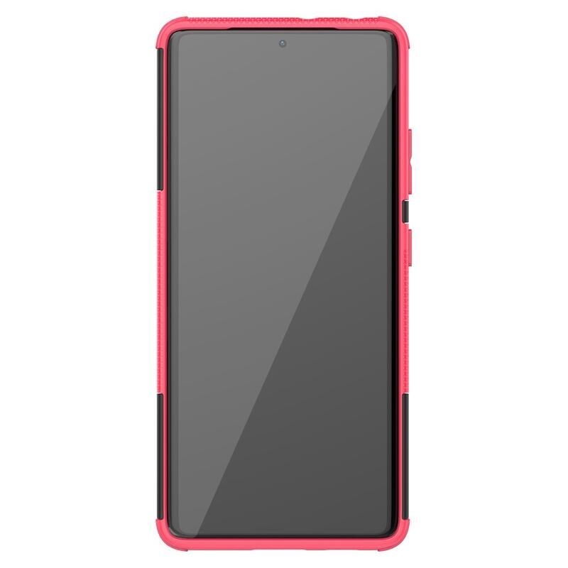Kick odolný hybridní kryt na mobil Samsung Galaxy S21 Ultra 5G - rose