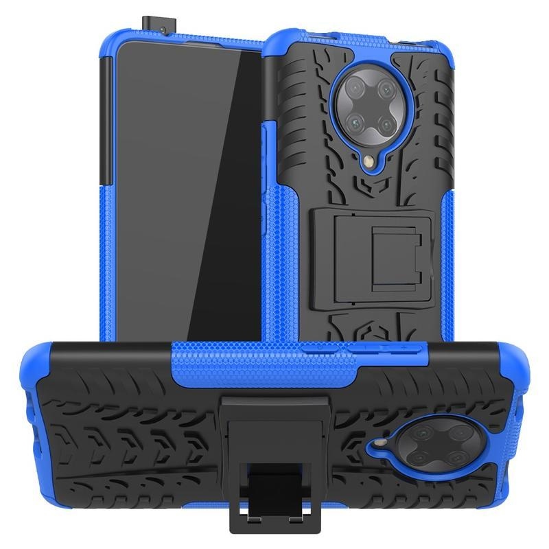 Kick odolný hybridní kryt na mobil Xiaomi Poco F2 Pro - modrý