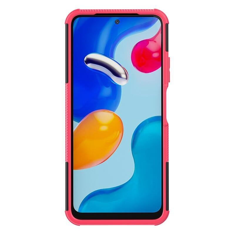 Kick odolný hybridní kryt na mobil Xiaomi Redmi Note 11 4G/Note 11S 4G - rose